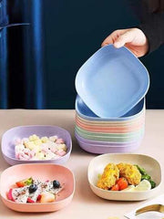 10pcs Multi - function Colorful Plates - Mall Mega