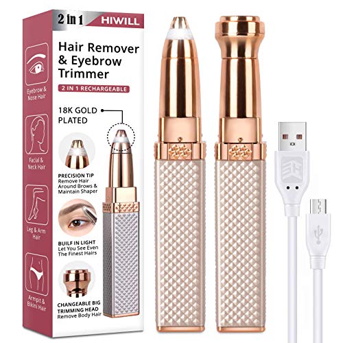 2 in 1 Facial and Eyebrow Hair Remover - Mall Mega