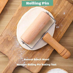2pcs Wooden Rolling Pin For Baking - Mall Mega