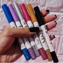 6 - in - 1 Eye Pencil & Liquid Glitter Makeup Set - Mall Mega