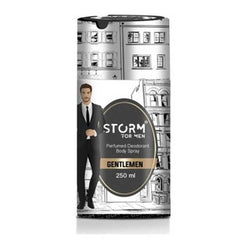 Storm For Men Gentlemen Perfumed Deodorant Body Spray - 250ml - Mall Mega