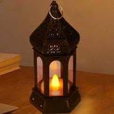 Antique Black Candle Lamp - Mall Mega