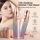 Blawless Battery Operated Eyebrow Trimmer Shaver - Mall Mega