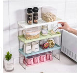 Folding Stack Up Shelf For Spice Jars - Mall Mega