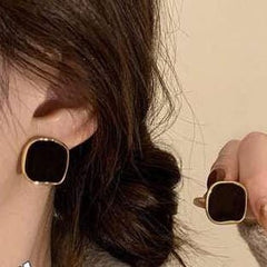 French Square Earrings - Mall Mega