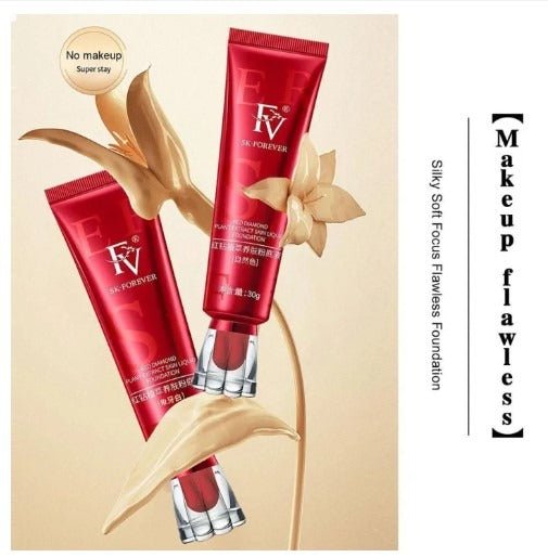 FV Foundation Waterproof With Medium Coverage Forever Liquid Makeup Foundation 30g - Mall Mega