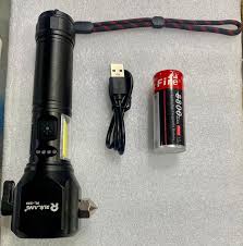 High - power Rechargeable LED Flashlight Rl - 2308 - Mall Mega