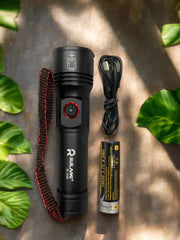 High - power Rechargeable LED Flashlight Rl - 2308 - Mall Mega