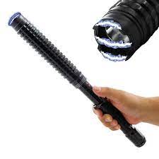 HY - X10 Telescopic Alluminium Shock Baton and CREE Torch - Mall Mega