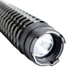 HY - X10 Telescopic Alluminium Shock Baton and CREE Torch - Mall Mega