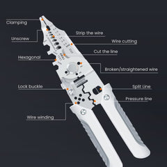 Multi - function Wire Stripper And Cutter 10 - in - 1 - Mall Mega
