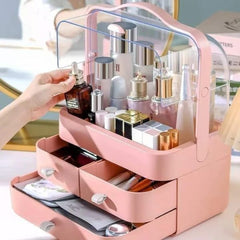 Multi - functional Acrylic Cosmetic Organizer With Multiple Drawers - Mall Mega