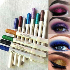 Pack of 12 Flormar Glitter Multipurpose Pencils Glitter Eyeliner Pencils - Mall Mega