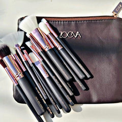 Pack Of 12 Zoeva Makeup Brushes With Pouch - Mall Mega