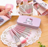 Pack Of 7 Hello Kitty Makeup Brush Set - Mall Mega