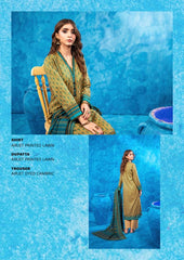 Zesh 3 Piece Unstitched Suit Summer Lawn Collection 2025 MM20 - Mall Mega