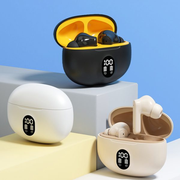 Professional Display Earbuds Stereo 895b Wireless Bluetooth Earbuds - Mall Mega