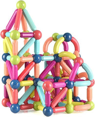52 Pieces Magnetic Stick Building Blocks - Mall Mega