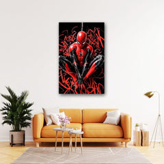 Metal Wall Art Spiderman Design