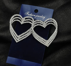 Imported Tarnish Heart Perfection Earrings