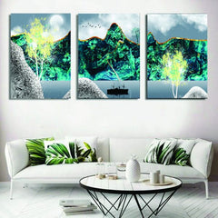 Set Of 3 Wall Art Wooden Phototile Frames For Wall Decor MM03