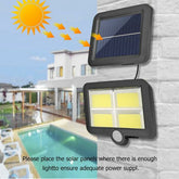 Solar Street Led Sensor Light Wall Lamp bk-128-4cob