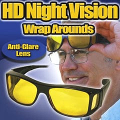 1Pc Hd Day & Night Vision Wrap Around Glasses - Mall Mega