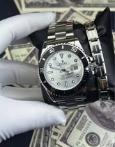 Rolex Men’s Formal Quartz Wrist Watch With Stainless Steel Strap