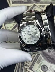 Rolex Men’s Formal Quartz Wrist Watch With Stainless Steel Strap