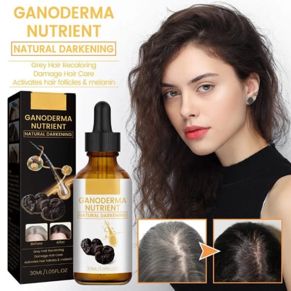 Ganoderma Nutrient Natural Darkening Hair Spray 30ml - Mall Mega