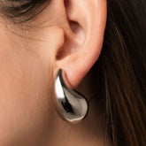 Chunky Dome Drop Earrings