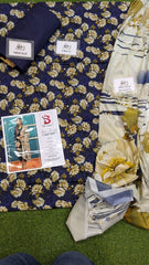 Binsaeed Bana Dora 3piece Unstitched Suit Summer Lawn Collection MM10 - Mall Mega