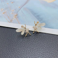 Fashion Cute Flower Wings Elf Stud Earring