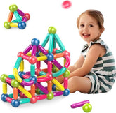 52 Pieces Magnetic Stick Building Blocks - Mall Mega