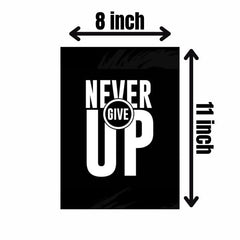 Set Of 6 Wooden Canvas Frames Motivational Quotes - Mall Mega