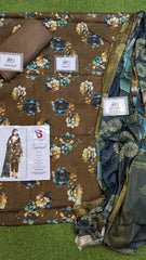 Binsaeed Bana Dora 3piece Unstitched Suit Summaer Lawn Collection MM6 - Mall Mega