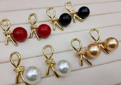 Knot Pearl Earrings