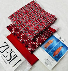 Zesh 3 Piece Unstitched Suit Summer Lawn Collection 2025 MM14 - Mall Mega