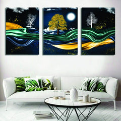 Set Of 3 Wall Art Wooden Phototile Frames For Wall Decor MM02