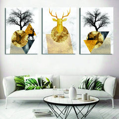 Set Of 3 Wall Art Wooden Phototile Frames For Wall Decor MM01