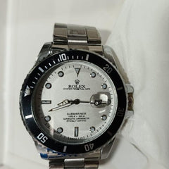 Rolex Men’s Formal Quartz Wrist Watch With Stainless Steel Strap