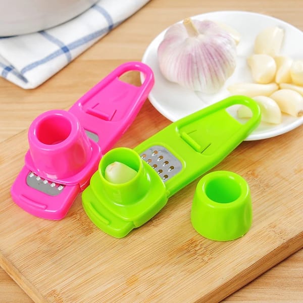 Garlic Press Grater Slicer - Pack of 2 - Mall Mega