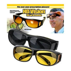 1Pc Hd Day & Night Vision Wrap Around Glasses - Mall Mega