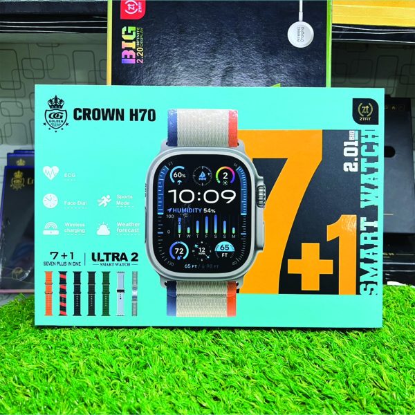 Crown H70 7 + 1 Ultra 2 Smart Watch - Mall Mega