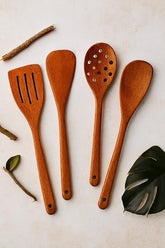 Pack of 4 Wooden Spoon Set