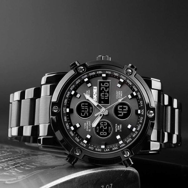 Skemie 1389 Men’s Digital Analog Watch - Mall Mega