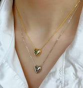 Stainless Steel Heart Shape Necklace - Mall Mega