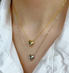 Stainless Steel Heart Shape Necklace - Mall Mega
