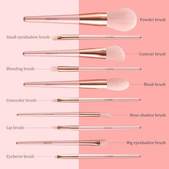 Sweet Beauty 07 Pcs Makeup Brush Set - Mall Mega