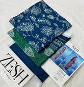 Zesh 3 Piece Unstitched Suit Summer Lawn Collection 2025 MM19 - Mall Mega